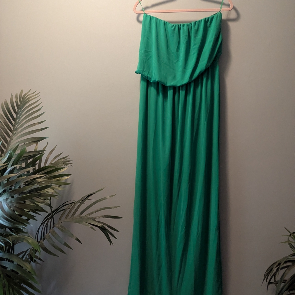 Express Vibrant Green Dress